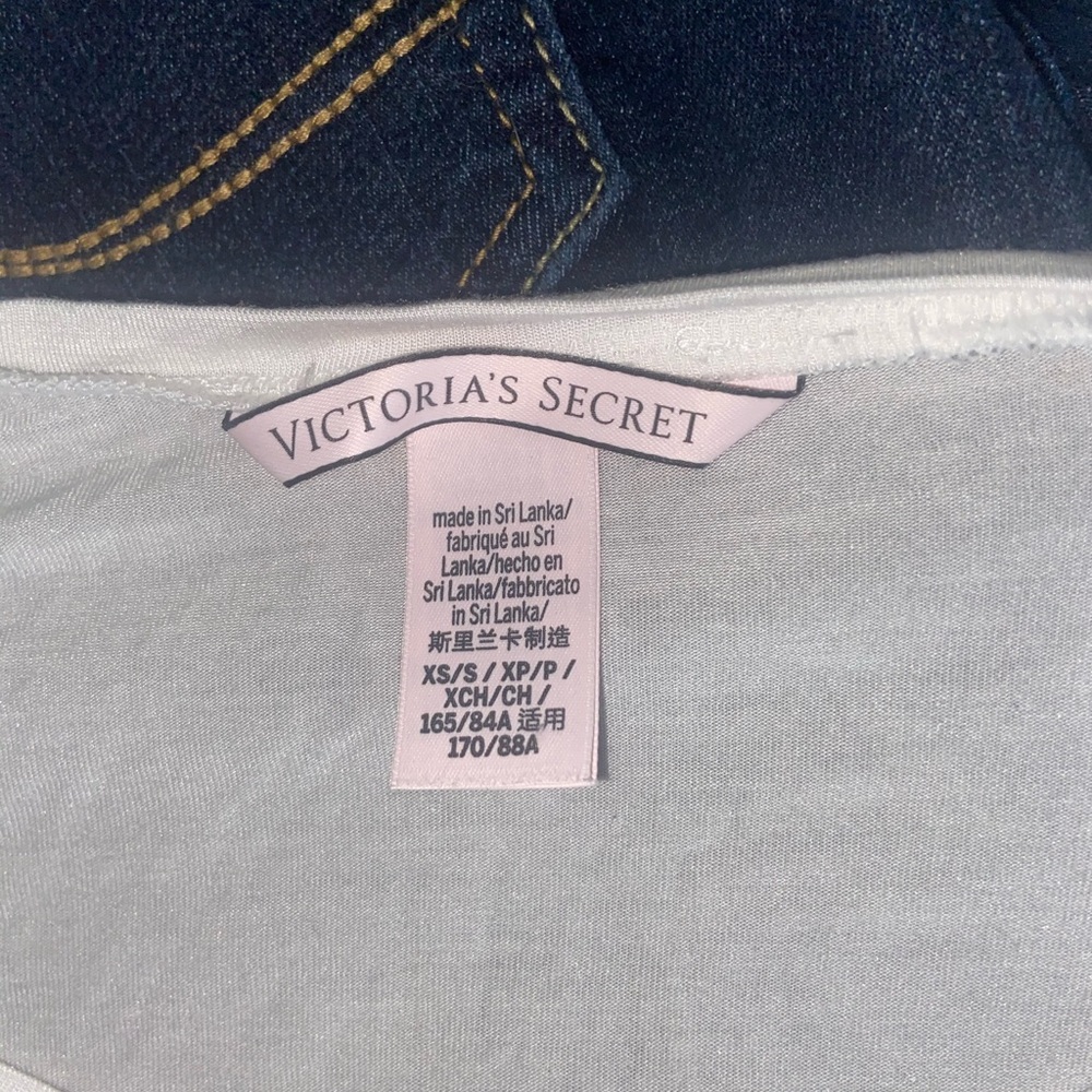 Victoria secret vs plain white top